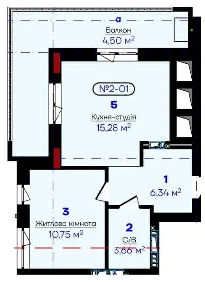 ЖК Flower Residence — 40.5 м²