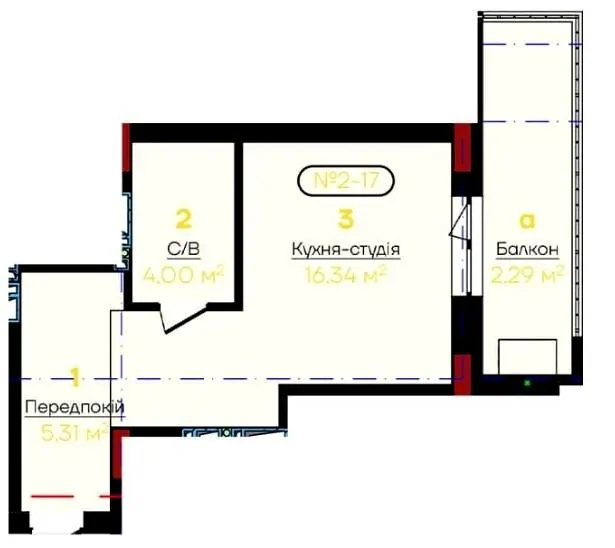 ЖК Flower Residence — 27.9 м²