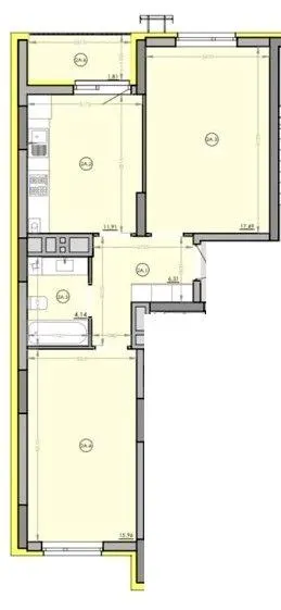ЖК FAMILY — 57.7 м²