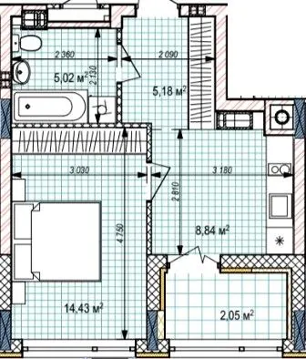 ЖК Estet Hill — 35.5 м²