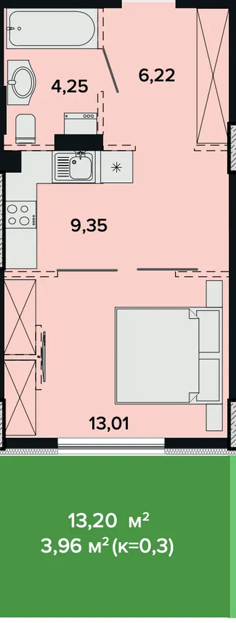 ЖК SOFIhome — 36.8 м²