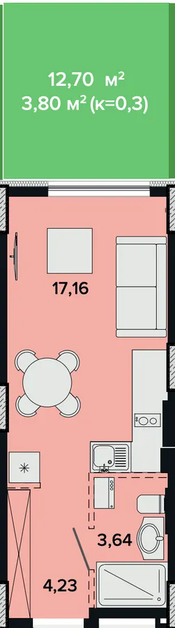 ЖК SOFIhome — 28 м²