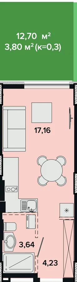 ЖК SOFIhome — 28 м²