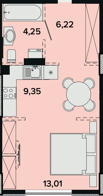 ЖК SOFIhome — 32.8 м²