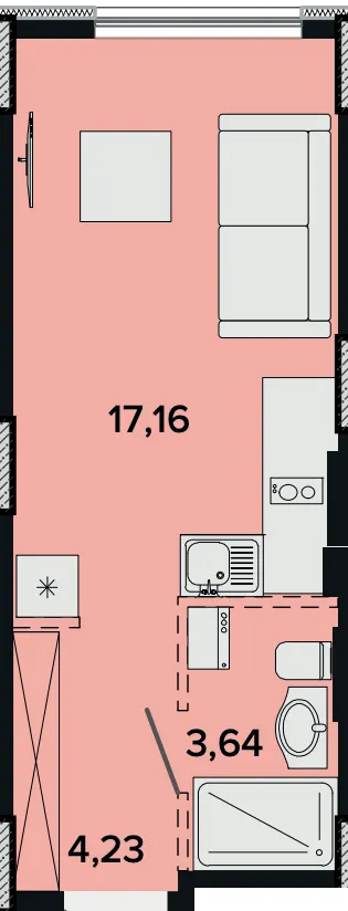 ЖК SOFIhome — 25 м²