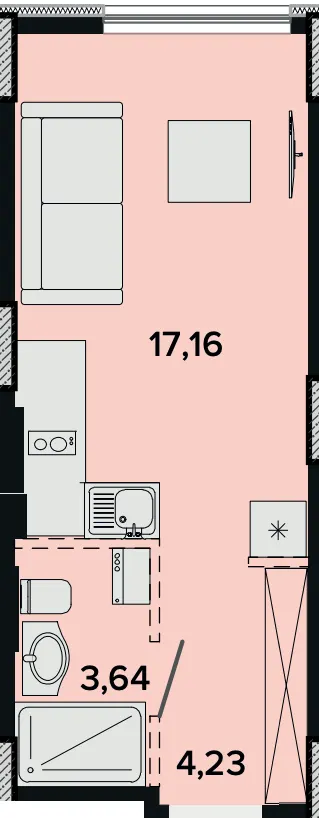 ЖК SOFIhome — 25 м²