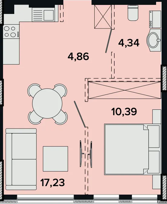 ЖК SOFIhome — 36.8 м²
