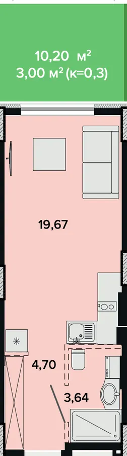 ЖК SOFIhome — 30.3 м²