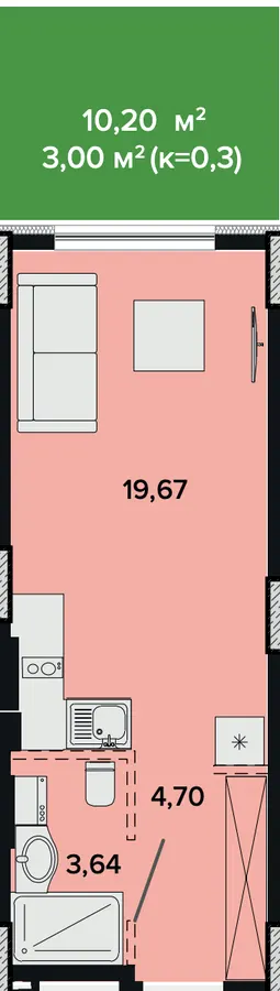 ЖК SOFIhome — 30.3 м²