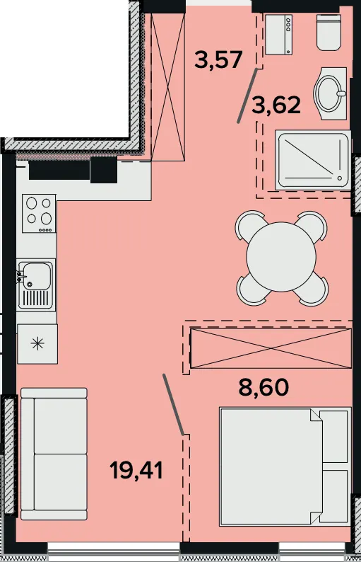 ЖК SOFIhome — 35.2 м²