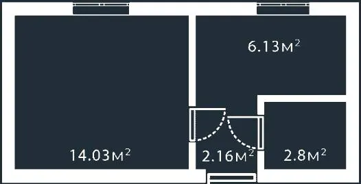ЖК Aura City — 25.1 м²