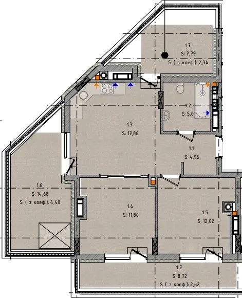 ЖК Львівський — 61 м²