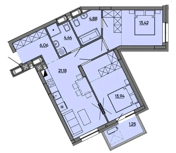 MHouse — 65.2 м²