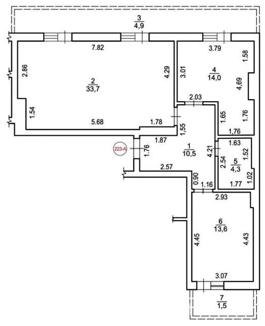 ЖК Q-4 "Quoroom Avenue" — 82.5 м²