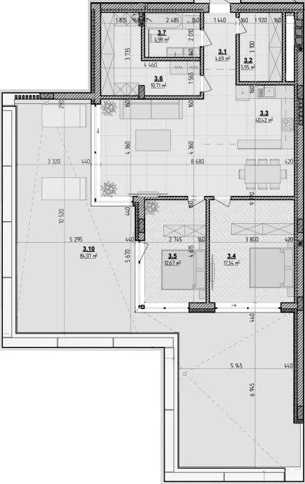 Клубний будинок Botanic Club House — 122.2 м²