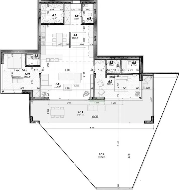 Клубний будинок Botanic Club House — 180.5 м²