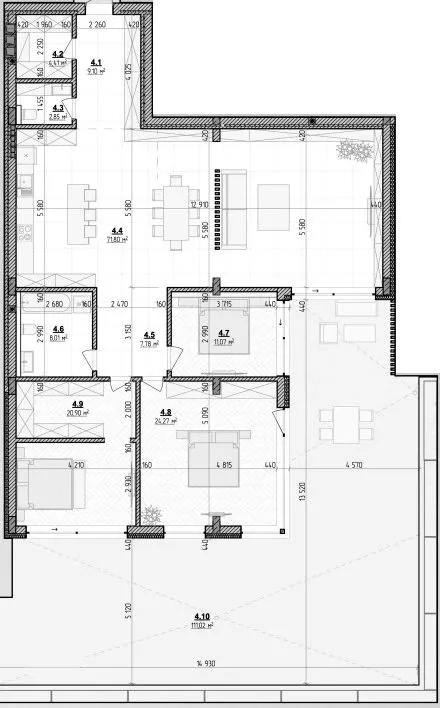 Клубний будинок Botanic Club House — 193.5 м²