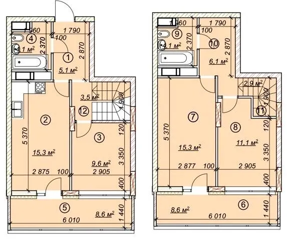 ЖК 4 сезони — 94.2 м²