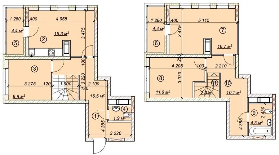 ЖК 4 сезони — 98.1 м²