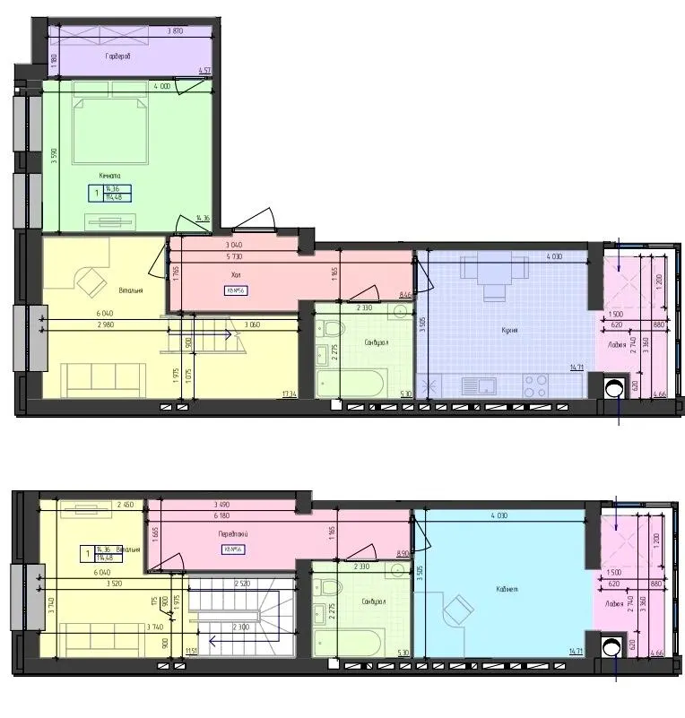 ЖК Атлант — 114.5 м²