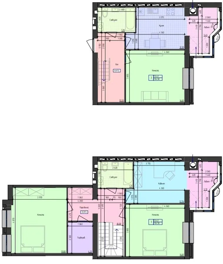 ЖК Атлант — 124.6 м²