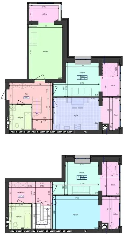 ЖК Атлант — 133.8 м²