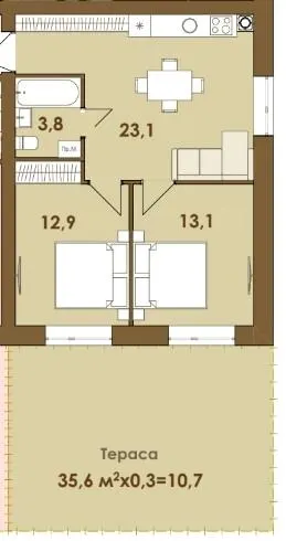ЖК Smart Residence — 63.6 м²
