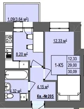 ЖК Браво — 30.1 м²
