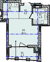 ЖК Nova City — 31.1 м²