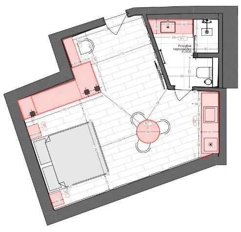 Апарт-готель Rich Stone — 31.9 м²