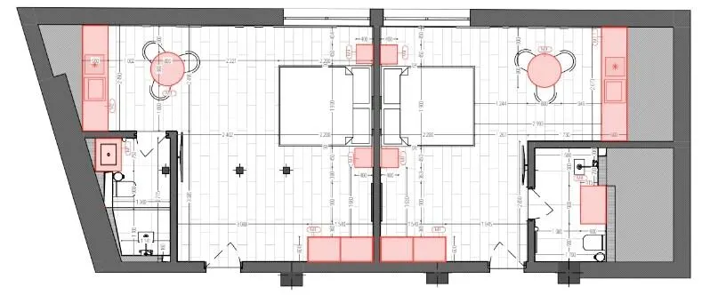 Апарт-готель Rich Stone — 65.7 м²
