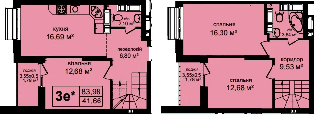 ЖК Авеню 42 — 84 м²