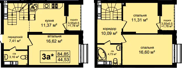 ЖК Авеню 42 — 84.9 м²