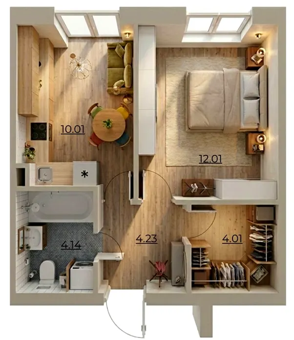 ЖК Комфортне містечко Residence — 34 м²