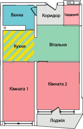 вул. Олександра Смакули, 7, 7а — 54 м²
