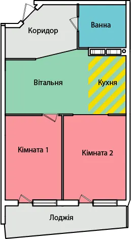 вул. Олександра Смакули, 7, 7а — 53.7 м²