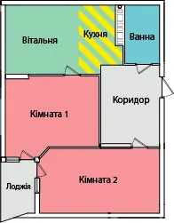 вул. Олександра Смакули, 8 — 56.2 м²
