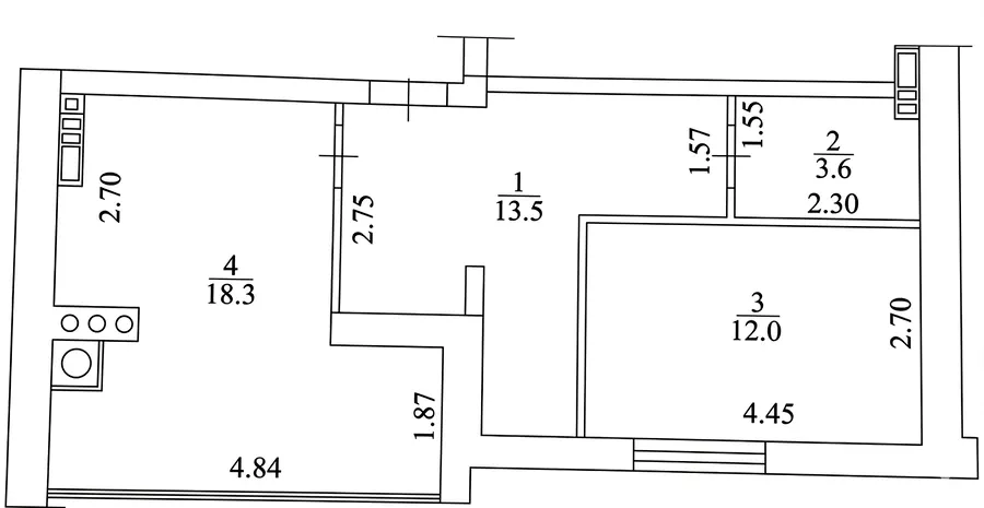 ЖК Agam — 47 м²