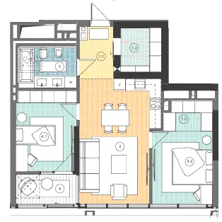 LVIV CITY — 71 м²