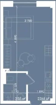 Апарт-комплекс Sento by Ribas — 26.2 м²