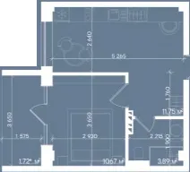 Апарт-комплекс Sento by Ribas — 35.1 м²