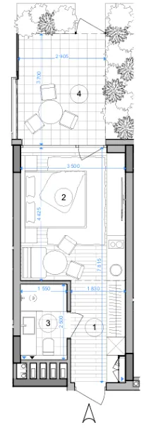 Апарт-комплекс ESCAPE City — 28.5 м²
