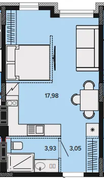 ЖК SOFIpark — 31.9 м²