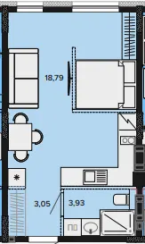 ЖК SOFIpark — 32.7 м²