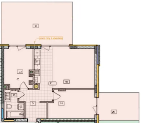 ЖК Residence City — 74.2 м²
