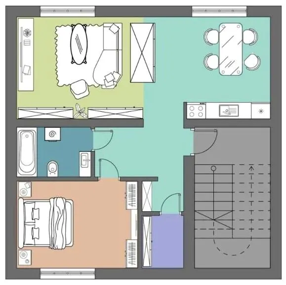 вул. Куземського, 30 — 66.7 м²