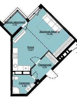 ЖК Echo Park — 41.7 м²