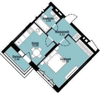 ЖК Echo Park — 38.2 м²