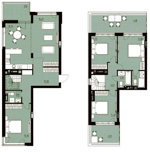 ЖК Wellness Park — 129 м²