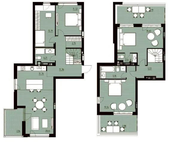ЖК Wellness Park — 136.6 м²
